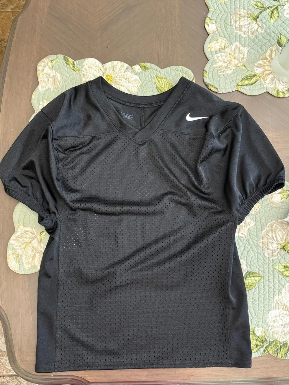 Nike Boy’s Black Dri-FIT Performance Football Jersey - Youth Large